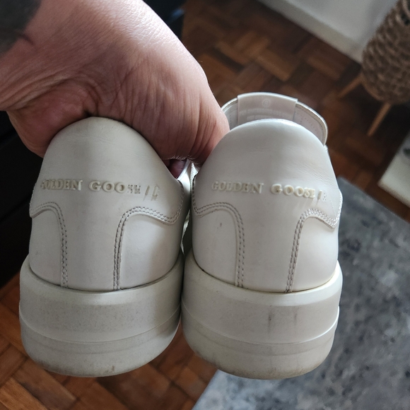 Golden Goose Purestar White Size 40 Unisex Star-Patterned Sole - Picture 4 of 13
